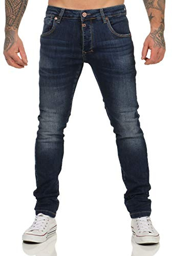 Timezone Herren Slim Scotttz Skinny Jeans,per Pack Blau (sea Blue Aged wash 3924),W30/L34 (Herstellergröße:30/34)