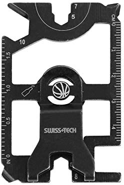 SWISS+TECH ST029013 12-in-1 Every Day Carry (EDC) Multi-Tool (Single Pack)
