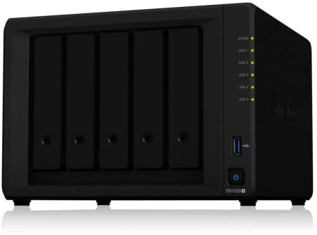 Synology DS1520+/15TB IW 5 Bay NAS-System mit 5 x 3TB Seagate IronWolf Festplatten