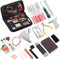 Kamtop Gitarre Reparatur-Werkzeug-Set Profil 52 Stück Komplett Gitarre Reparatur Tool Kit Zum Wartung Und Pflege Für Gitarre, Ukulele, Bass, Mandoline
