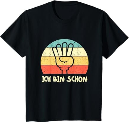 Kinder Kinder Geburtstag Deko Hand 4 Jahre Jungen Mädchen Ich Bin 4 T-Shirt