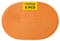 FunWheat Ovale geflochtene Tischsets Set mit 6 Tischsets für Esstische, gewebt, waschbar, rutschfest, glänzend, 38,1 cm, Tischsets (oval orange, 6 Stück)