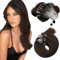 Moresoo Echthaar Extensions Microrings Braun Haarverlängerung Microring Echthaar Dunkelbraun #4 Remy Easy Loop Microring Extensions Echthaar Cold Fusion Microlink Extensions 1g/s 50g 40 cm