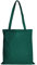 TEXXILLA Baumwolltasche - OEKO-TEX 100 zertifiziert | mit zwei langen Henkeln | 38x42cm | Jutebeutel | Einkaufstasche | unbedruckt, Farbe:waldgrün