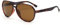 JIM HALO Polarisierte Sonnenbrille Männer Frauen, Retro Pilot Schatten für das Fahren Angeln Schildkröte/Braun