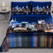 PETTI Artigiani Italiani - Sommer-Tagesdecke für Einzelbett, 170 x 260 cm, 100 g/m², wendbar, für Einzelbett, Frühling, leichte Steppdecke, New York, 100% Made in Italy