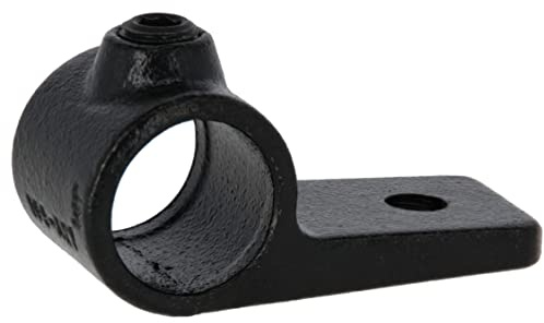 Rohrverbinder mit Flansch 1-seitig schwarz 3/4 (Ø 26,9 mm) AVERDE