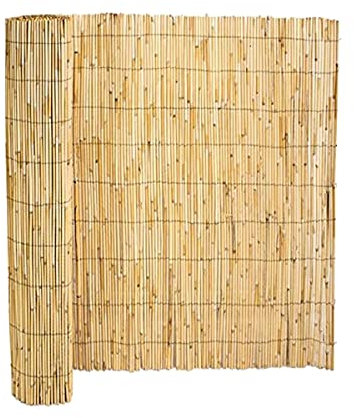 Canisse en bambou, clôture de jardin, couverture de protection contre le vent et le soleil - Longueur 500 x Profondeur 150 cm -JUANIO-