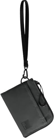 Jack Wolfskin Unisex WANDERMOOD Wallet Reisezubehör-Brieftasche, Granite Black