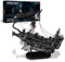 Piececool 3D Puzzle Metal Silent Ghost, Pirate Boat Craft Model Kits for Adults to Build, 3D Puzzles Adult Teens for 304 Stainless Steel Ship, Ideal as Gifts, Home Decoration, DIY, 363 Pieces