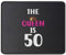 Mauspad mit Aufschrift The Queen is 50 – Geschenk zum 50. Geburtstag für Frauen – Beste Geschenkideen zum 50. Geburtstag – lustiges Geburtstagsgeschenk für Mutter, Ehefrau – Mauspad 24,1 cm