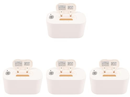 4 Stück Gewebe Wärmer Reise-wischwärmer Feuchttuch Baby Taschentuch Fall Usb Taschentuchwärmer Windelwärmer Halter Für Babytücher Feuchtwischwärmer Heizung Weiß Pp Reisen Gesicht
