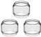 WratryParts - Tanque de tubo de vidrio recto de burbujas de grasa de repuesto para Vaporesso SWAG II 2 Kit con tanque NRG PE Rta (3 piezas de grasa)
