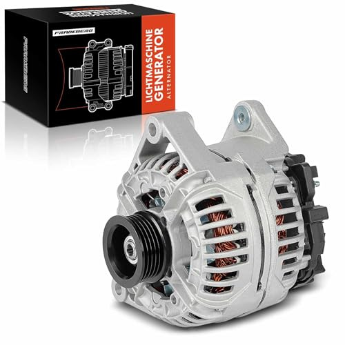 Frankberg Lichtmaschine Generator 100A 12V Replace #6204194, 0124415023 | Kompatibel mit Opel Astra G Astra H Combo Kasten/MPV Tour Corsa C Meriva Tigra Twintop; mit Keilrippenriemenscheibe