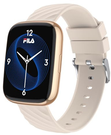 Fila Reloj inteligente para hombres y mujeres (contestar/hacer llamadas), reloj de fitness de 1.97 pulgadas con monitor de frecuencia cardíaca/sueño, contador de pasos, rastreador de fitness con más