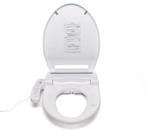 Bidet Sitz Smart Dusch WC Bidet Aufsatz Toilettensitz Elektrisch Gewärmter Weiß,WC Bidet Aufsatz Toilettensitz Elektrisch,45w