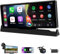 Único Pantalla Carplay Coche Android Auto con Soporte para Mampara de pie, 10,26 Pulgadas Pantalla Táctil Car Play con Cámara de Marcha Atrás Navegación GPS Pantalla Inicial Personalizable