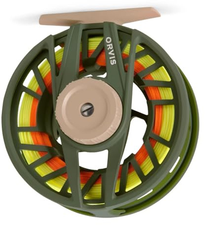 Orvis Clearwater CAST Reel III: Fishing Reels, Large-Arbor Die-Cast Design, Rugged Finish, Sealed Drag System, Enhanced Fit, Charcoal - 5-7wt