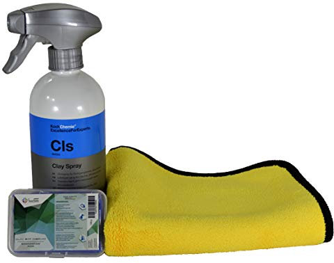 ADVANTUSE Lackknete Set mit Koch Chemie CLS und Liquid Elements Reinigungsknete Lackreinigungsset Auto Knete Reinigungsknete