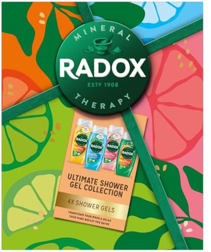 New Radox Ultimate Mineral Therapy Shower Gel Gift Set – 4 Pack | Refreshing & Revitalising Body Wash Collection | Cleanse & Rejuvenate Your Skin – Perfect Gift for Him & Her A-27