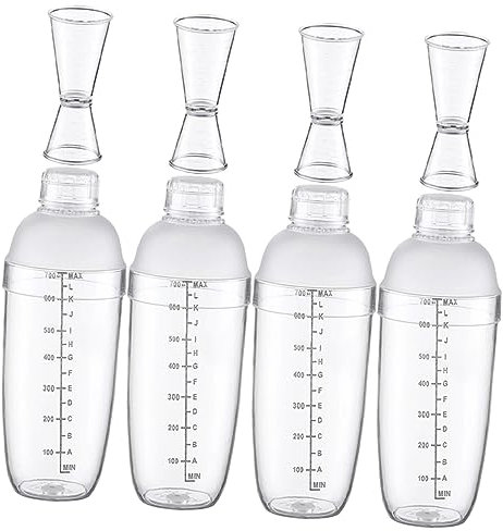 KICHOUSE 1ensemble Shaker à Cocktail Professionnel Avec Accessoires Pour De Boissons De Shaker Pour Bar Et Maison Pour Cocktails Et