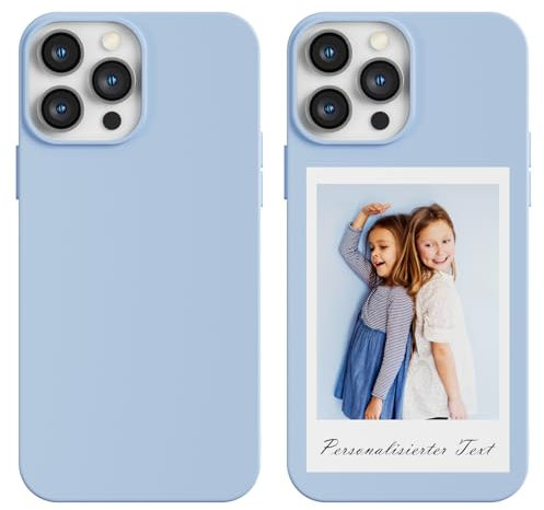 DCPPCY Personalised Phone Case With Photo Image Text for iPhone X/Xs, Customised Picture Phone Case TPU Protective Covers, Design Your Own Photos Style Phone Cover for Family (Multicoloured)