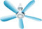 AntDau71 Ventilatore Da Soffitto 25W Con Gancio, Ventilatore a Soffitto 5 Pale, Interruttore On/Off e Spina, 220V, Design Efficiente Ideale per Ogni Stanza - CW985