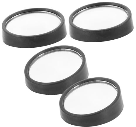 Mikikit 2Paires Miroir Angle Mort de Lot de Rétroviseurs Latéraux Ajustables pour Routière Angle Collision pour Véhicules et Suv