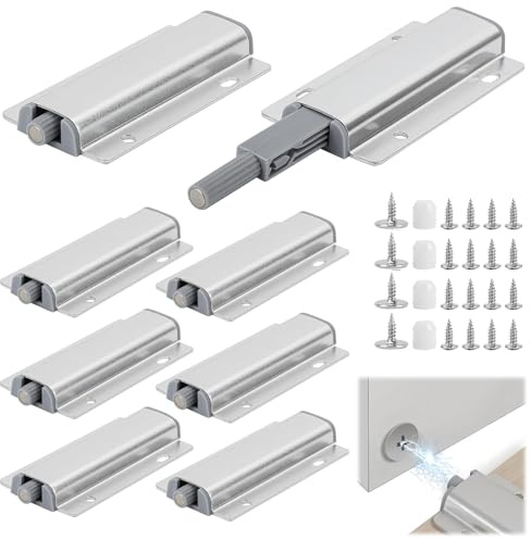 Drucktüröffner Push to Open Türöffner, 8 Stück Schrank türöffner Tip