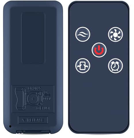 Replacement Remote Control for VonHaus Tower Fan 35 2500491, Electric Fan | No setup required, Fully functional, sensitive