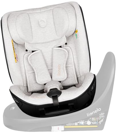 Lionelo Moxie Next i-Size Kindersitz 40–105 cm (0–4 Jahre) ISOFIX Für Babys & Kinder, 360° Drehbar Mit Basis Kompatibel, RWF/FWF, SIP Seitenaufprallschutz, Verstellbar, Modulares System, ECE R129