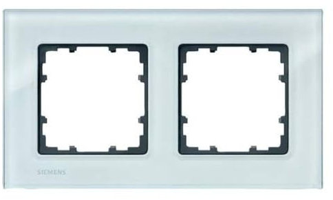 miro Glas Rahmen kristallgrün, 2-fach 5TG1202-0 4001869365268 Siemens Dig.Industr.