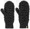 Barts Damen Jasmin Mitts Fäustlinge, Grau (DARK HEATHER 0019), One size (Herstellergröße: UNI)