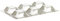 Home Xpert 6 Stück Schutzpuffer Clear Quadrat, Anschlagpuffer, Möbelpuffer, Anschlagdämpfer, transparent, selbstklebend, 20,5 x 20,5 mm, Höhe: 7,5 mm