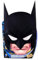 Sun-Staches DC Comics Offizielle Batman-Sonnenbrille, Vollmasken-Kostüm-Zubehör, UV400, Einheitsgröße