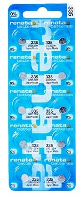renata 335 SR512SW 1PACK X (10PCS) Silver 1.55V Watch battery Made in swiss