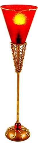 GURU SHOP Tischleuchte Kokopelli - Lido, 54x14x14 cm