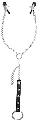 OnundOn Nipple Clamps Nippelklemmen Mit Cockring 4cm Sexspielzeug für Männer