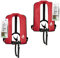 12skipper 2er-Set Automatik-Rettungswesten 165N Classic ISO UML mit Waistbelt inkl. 2 Wartungskits, rot