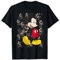 Disney Mickey Mouse Many Mickeys Background Graphic T-Shirt T-Shirt