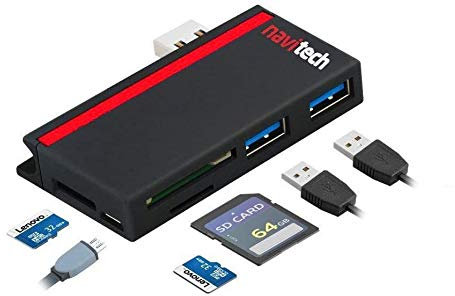 Navitech USB 3.0 Adaptateur De Carte Mémoire avec SD/Micro SD Slots Compatible avec Le HP Stream Laptop PC 11.6 | HP Stream 11-inch Laptop