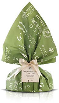 Colomba Pasquale Artigianale ColomBacco Retrò con crema al Pistacchio 1 Kg By Nelson Sicily