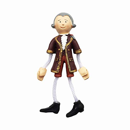 Austria Vienna 3D Mozart Refrigerator Magnet Resin Travel Souvenirs,Handmade Home & Kitchen Decoration Mozart Fridge Magnet Collection Gift