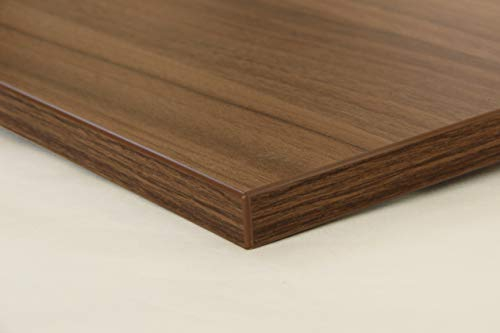 Schreibtischplatte 170x80 aus Holz DIY Schreibtisch direkt vom Hersteller vielseitig einsetzbar - Tischplatte Arbeitsplatte Werkbankplatte mit 125kg Belastbarkeit & Kratzfestigkeit - Rotbraun