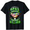 Coole Opas Spielen Billard Queue Snooker 8-Ball Pool Cue T-Shirt
