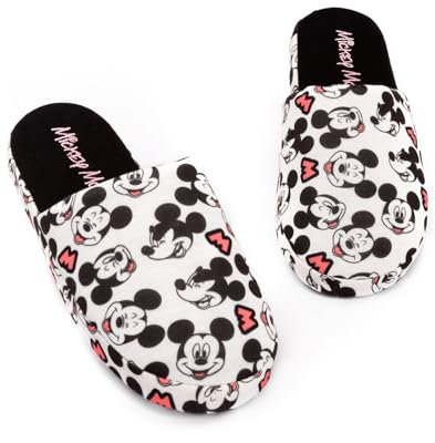 Disney Mickey Mouse Damen Hausschuhe All Over Print Damenschuhe 38-39 EU