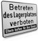 Betriebsausstattung24 Hinweisschild „Betreten des Lagerplatzes verboten! Eltern haften für ihre Kinder“ - 33,0 x 25,0 cm - Aluminium geprägt - weiß -zur Grundbesitzkennzeichnung