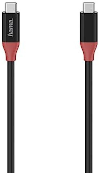 Hama USB-C-Kabel, eMarker, USB4 Gen3, 40 Gbit/s, 0,80 m
