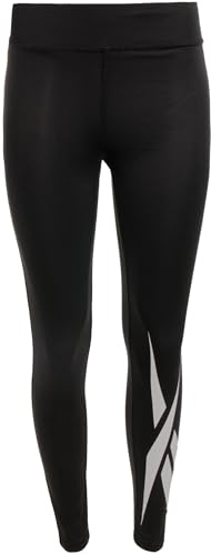 Reebok Grundlegende Sport-Leggings / Yogahose mit aktiver Leistung, volle Länge, Leggings für Mädchen