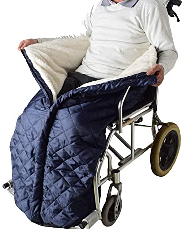 MooKe WäRmesack für Rollstuhl, Patienten FußSack Rollstuhl Erwachsene, Waschbar für Patienten und Behinderte Senioren